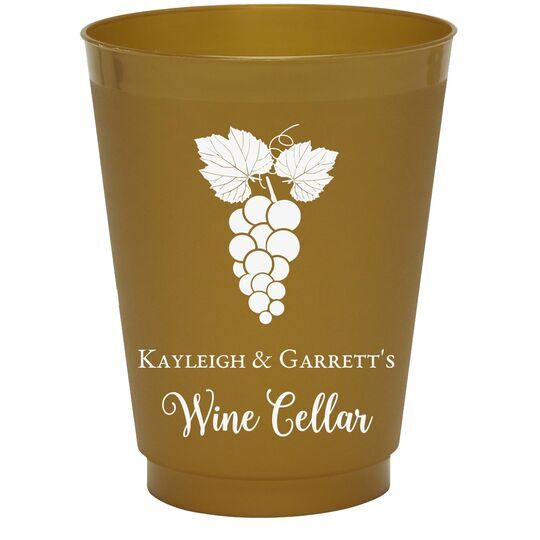 Grape Cluster Colored Shatterproof Cups